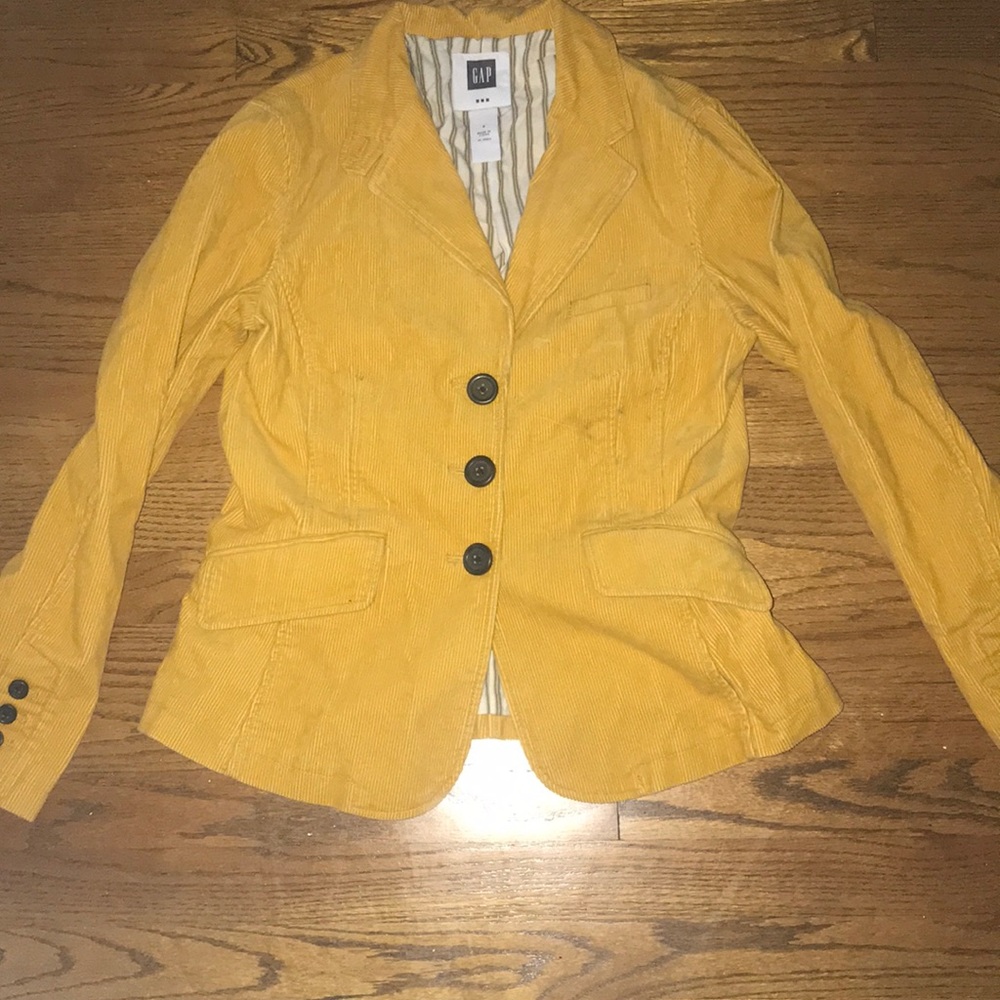 Gap Blazer-Mustard Colored